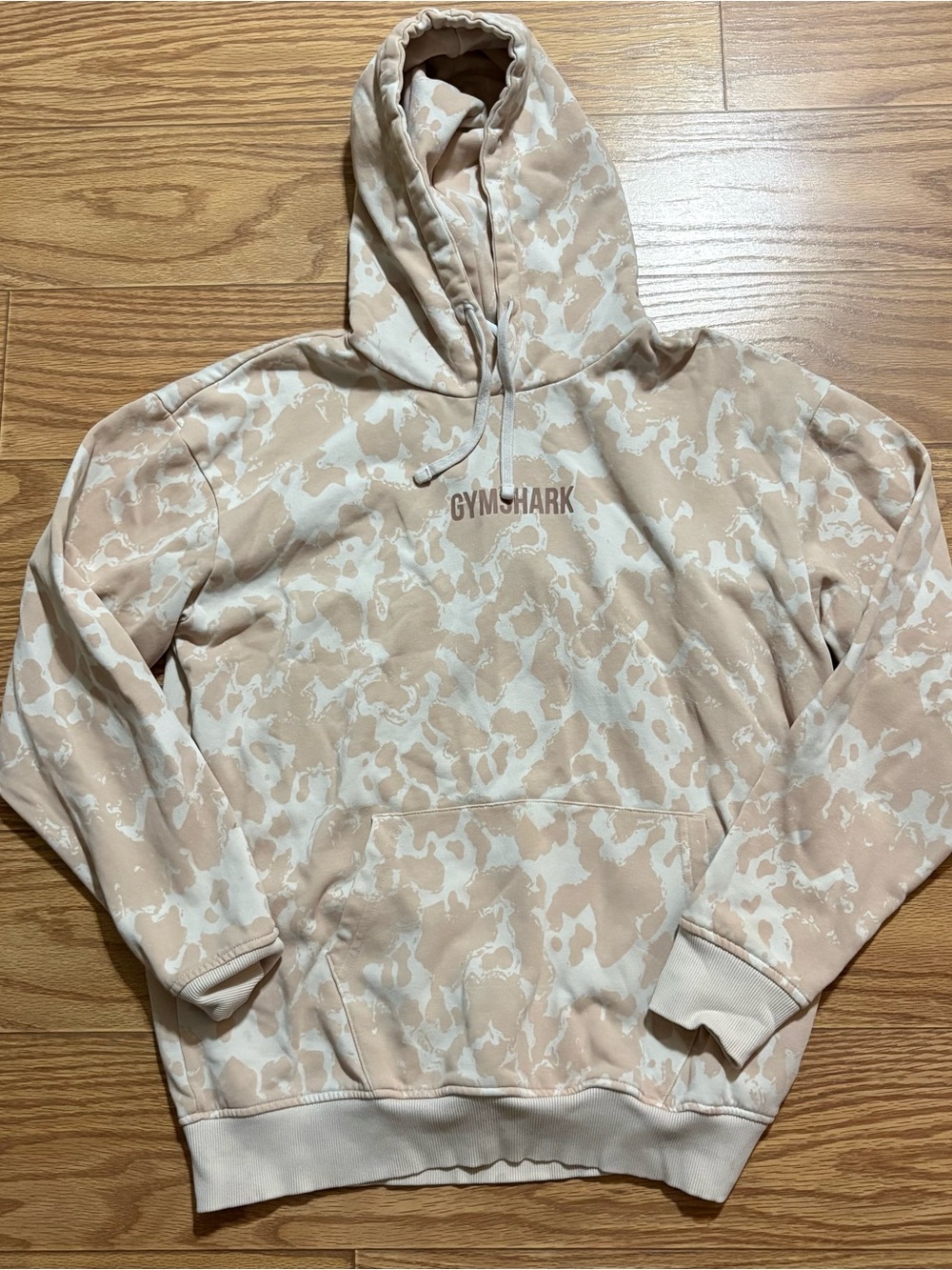 Gymshark Pink Camo Pullover Gym Athletic Workout Hoodie Small